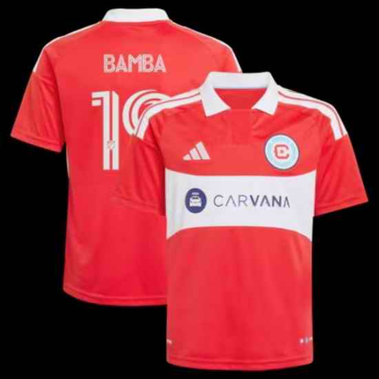 Men Chicago Fire Soccer Jersey 006
